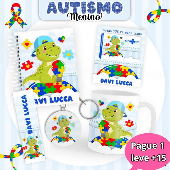 Arquivo Digital Agenda Autismo Menino #3408