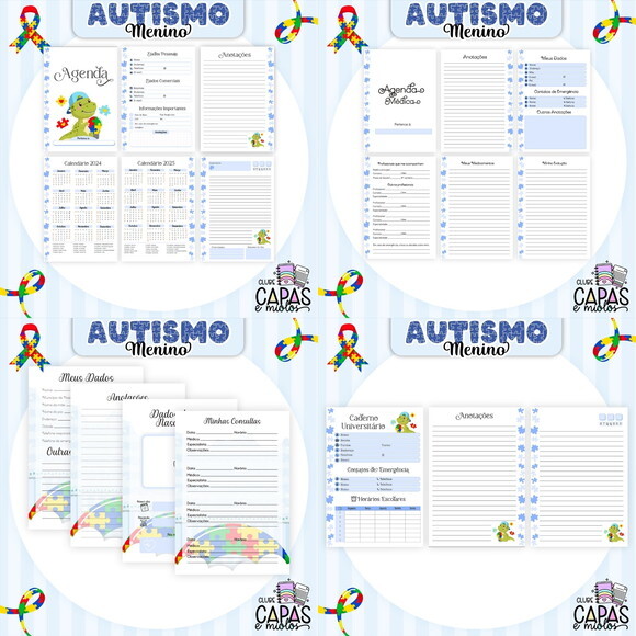 Arquivo Digital Agenda Autismo Menino #3408