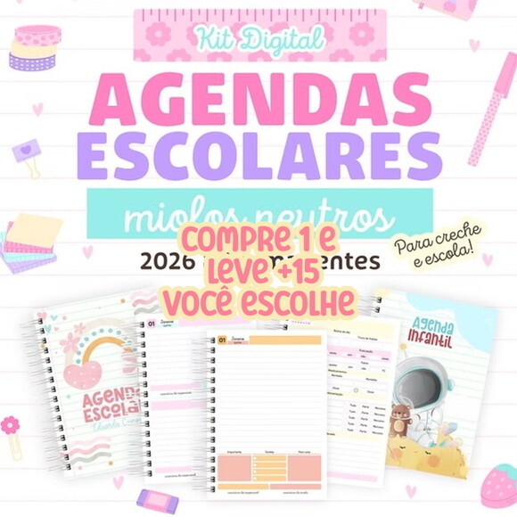 Arquivo Digital Agenda Escolar 2026 #7300