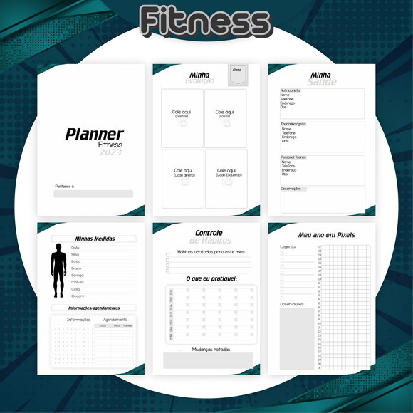 Arquivo Digital Agenda Fitness Masculino 2024 #3362