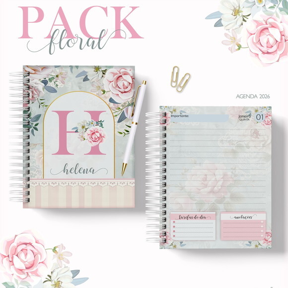 Arquivo Digital Agenda Floral 2026 #7059
