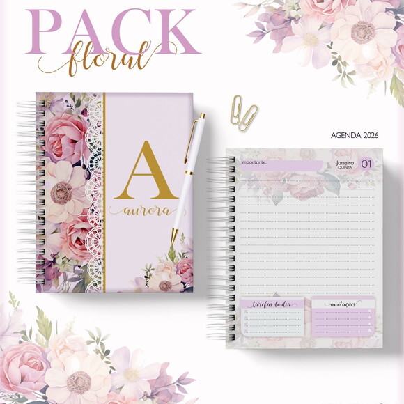 Arquivo Digital Agenda Floral 2026 #7060