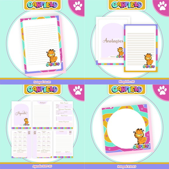 Arquivo Digital Agenda Garfield 2025 #6099