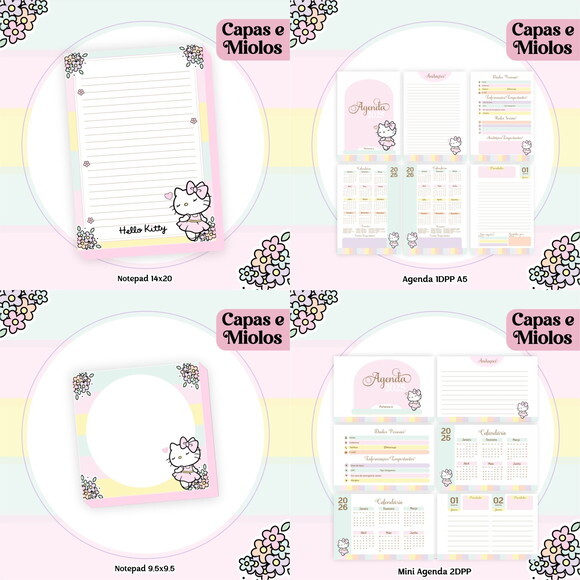 Arquivo Digital Agenda Hello Kitty #6101
