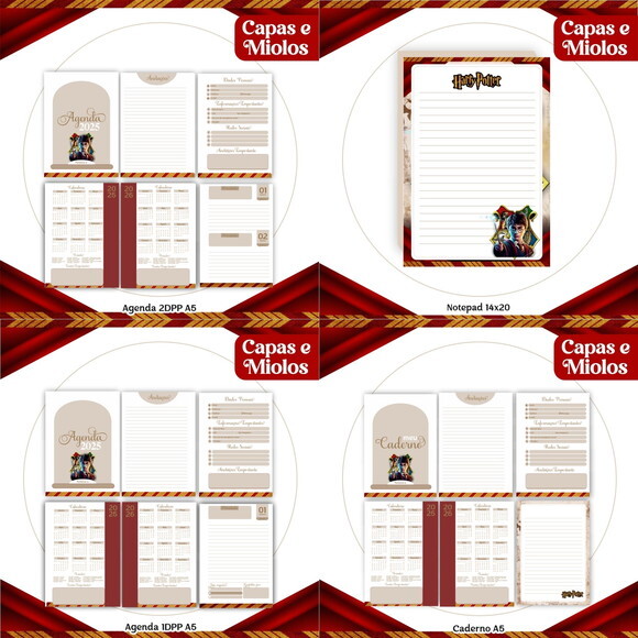 Arquivo Digital Agenda Harry Potter #6100