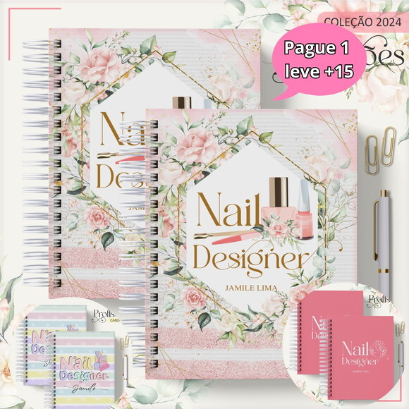 Arquivo Digital Agenda Nail Designer 2024 #3329