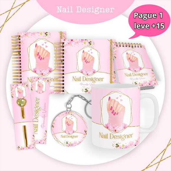 Arquivo Digital Agenda Nail Designer 2024 #3371