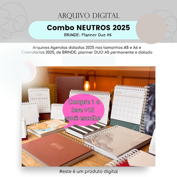 Arquivo Digital Agendas Neutras 2025 #5436