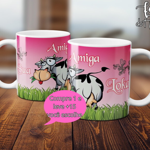 Arquivo Digital Arte Caneca Dia dos Amigos #4956