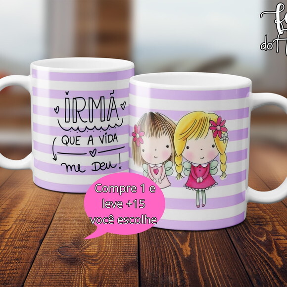 Arquivo Digital Arte Caneca Dia dos Amigos #4992