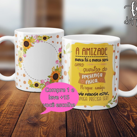 Arquivo Digital Arte Caneca Dia dos Amigos #5016