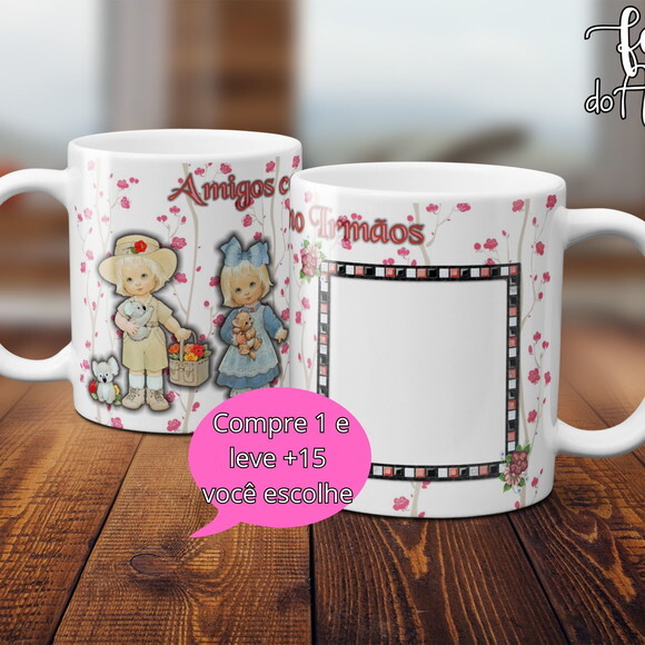 Arquivo Digital Arte Caneca Dia dos Amigos #5025