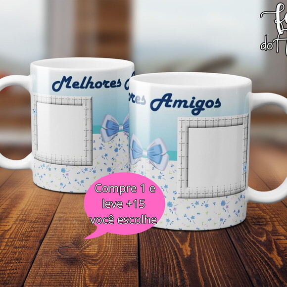 Arquivo Digital Arte Caneca Dia dos Amigos #5033