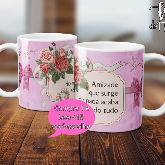 Arquivo Digital Arte Caneca Dia dos Amigos #5034