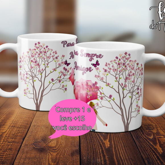 Arquivo Digital Arte Caneca Dia dos Amigos #5040