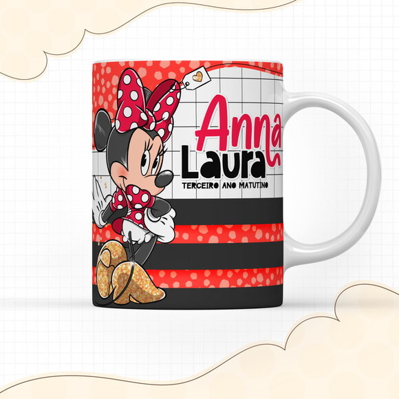 Arquivo Digital Arte Caneca Minnie #2928
