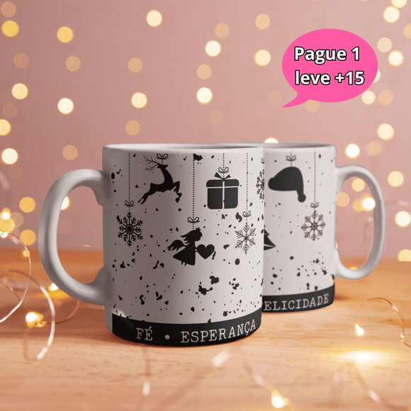 Arquivo Digital Arte Caneca Natal #3469
