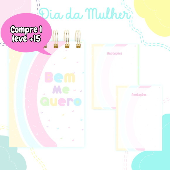Arquivo Digital Bloquinho Dia das Mulheres #3779