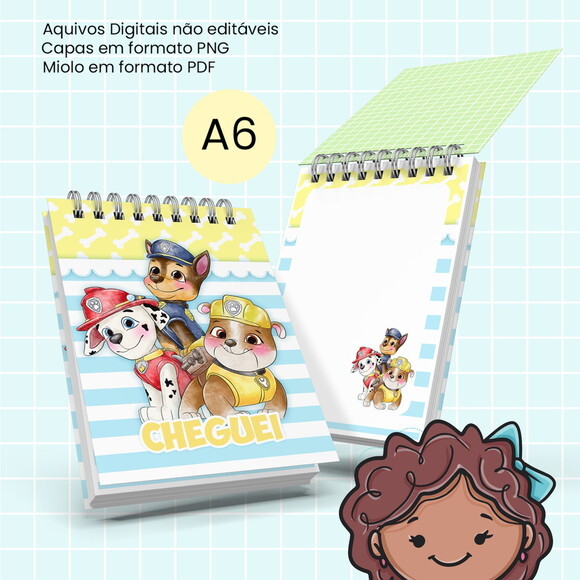 Arquivo Digital Bloquinho Patrulha Canina #2855