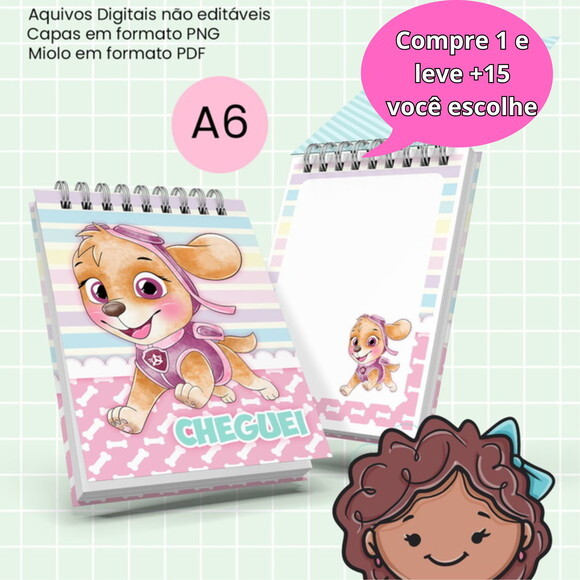 Arquivo Digital Bloquinho Patrulha Canina #2854