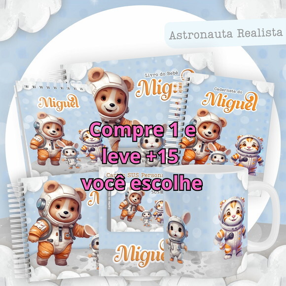 Arquivo Digital Caderneta Astronauta Realista #4413
