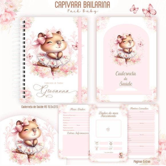 Arquivo Digital Caderneta Capivara Bailarina #5480
