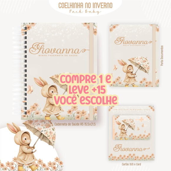 Arquivo Digital Caderneta Coelhinha no Inverno #7317