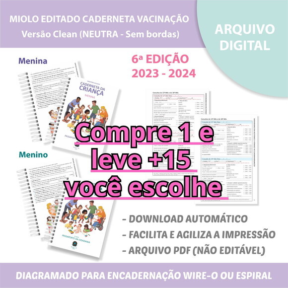 Arquivo Digital Caderneta da Criança - Vacinação #6994