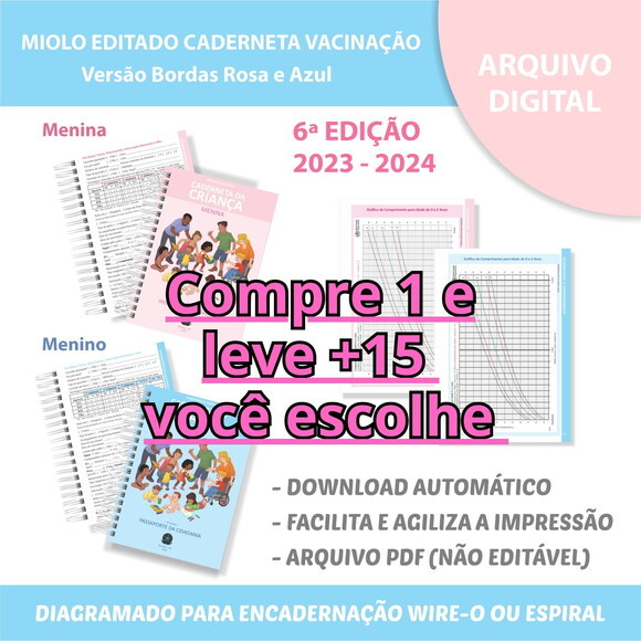 Arquivo Digital Caderneta da Criança 6°ed - Vacinação #6991