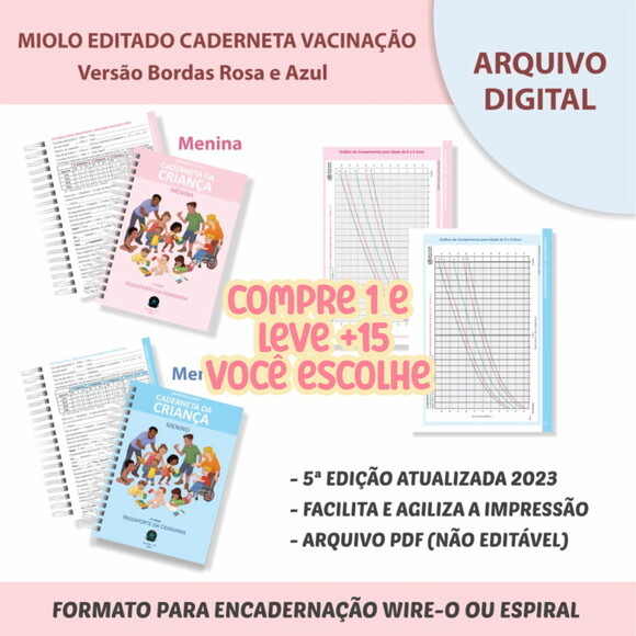 Arquivo Digital Caderneta da Criança 5ª Ed - Vacinação #685