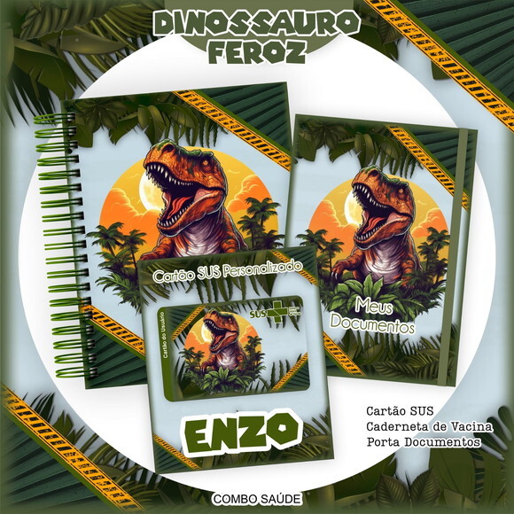 Arquivo Digital Caderneta de Saúde Dinossauro #6526