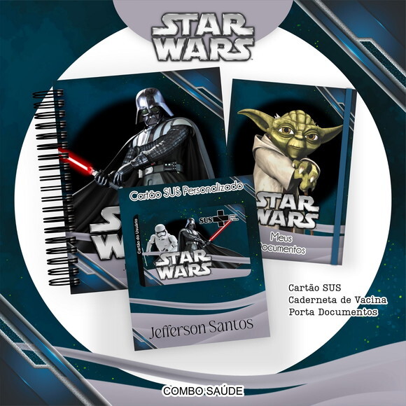 Arquivo Digital Caderneta de Saúde Star Wars #6504