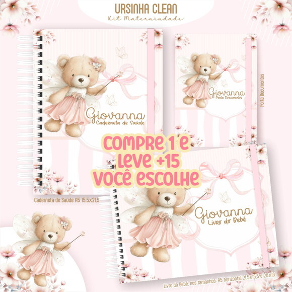 Arquivo Digital Caderneta de Saúde Ursinha Clean #7736