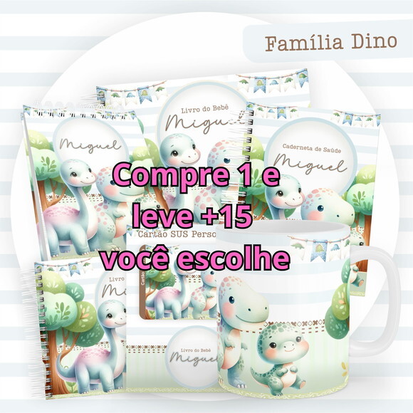 Arquivo Digital Caderneta Família Dino #5813