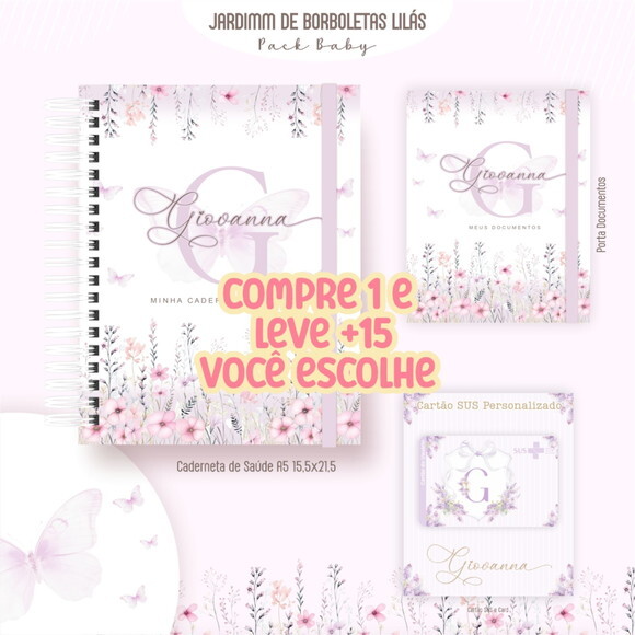 Arquivo Digital Caderneta Jardim das Borboletas #7315