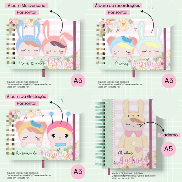 Arquivo Digital Caderneta Metoo Dolls #2865