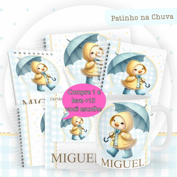 Arquivo Digital Caderneta Patinho na Chuva #4851