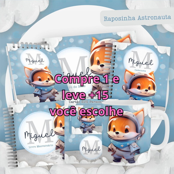 Arquivo Digital Caderneta Raposinha Astronauta #5456