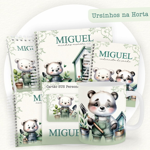Arquivo Digital Caderneta Ursinhos na Horta #5826
