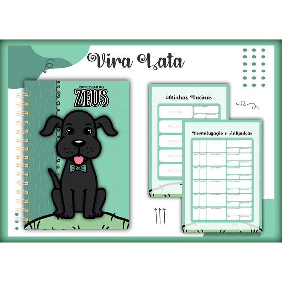 Arquivo Digital Caderneta Vacina Pet Vira Lata #1414