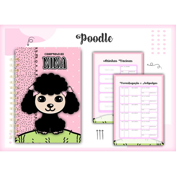 Arquivo Digital Caderneta Vacina Poodle #1396