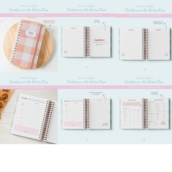 Arquivo Digital Caderno de Receitas #6075