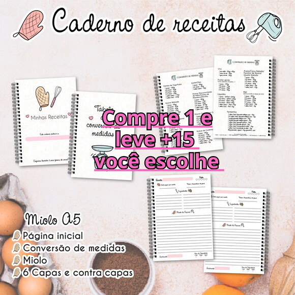Arquivo Digital Caderno de Receitas #6078