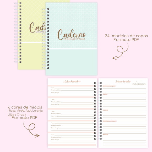 Arquivo Digital Caderno Ministração Infantil #2706