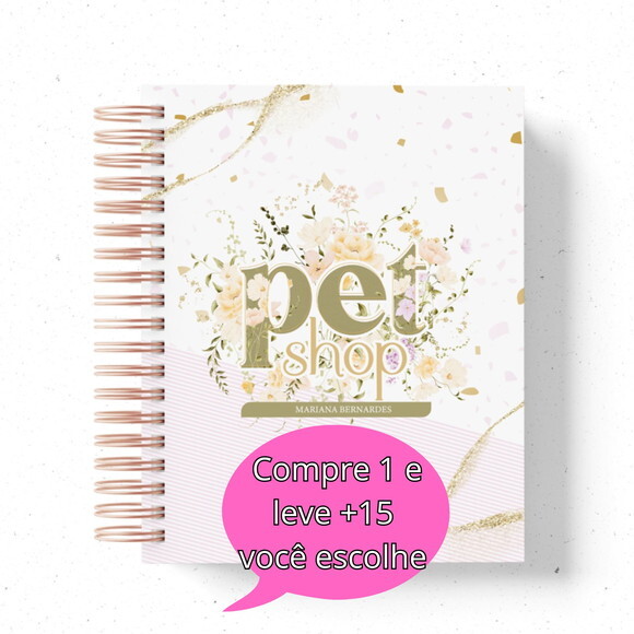 Arquivo Digital Caderno Pet Shop 2025 #4684