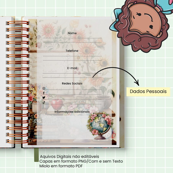 Arquivo Digital Caderno Professora #2862