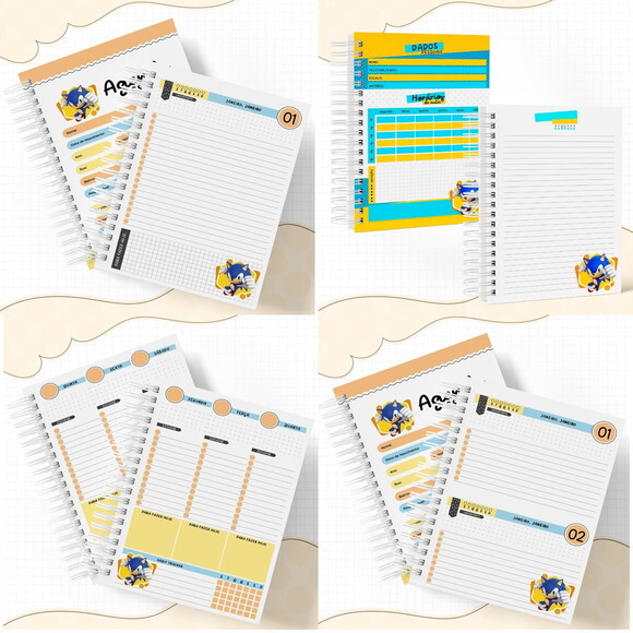 Arquivo Digital Caderno Sonic #3028