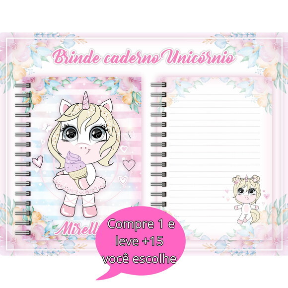 Arquivo Digital Caderno Unicórnio #5175