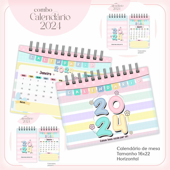 Arquivo Digital Calendário Candy 2024 #3519