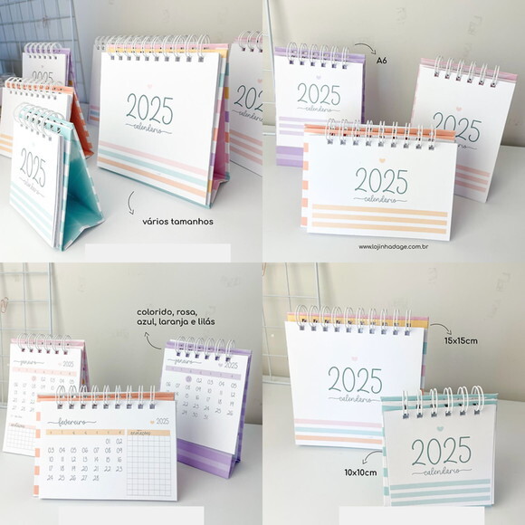 Arquivo Digital Calendários de Mesa 2025 #4641
